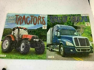 TONS OF TRUCKS AND TRACTORS 2 BOOKS - Imagen 1 de 5