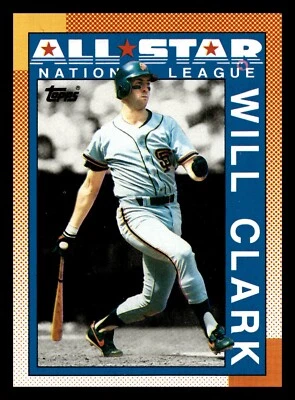 1990 Topps Will Clark Giants All-Star #397 Mint - Image 1 of 4
