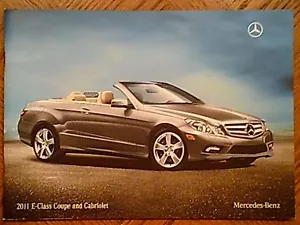Mercedes Benz Clase E 2011 cupé y descapotable folleto de ventas - Imagen 1 de 1