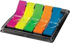 SIGEL HN489 Haftmarker 200 Mini-Streifen im Format 12 x 45 mm, 5 Neon-Farben