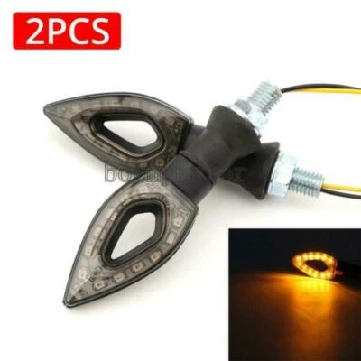 3.6" Mini Plastic LED Turn Signals Amber for Suzuki GSXR600 GSXR750 GSXR1000 - Image 1 of 4
