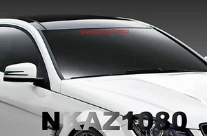 Calcomanía de vinilo parabrisas Mercedes Benz deporte carreras pegatina emblema logotipo ROJO - Imagen 1 de 1