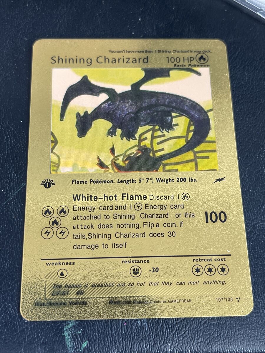 Charizard Pokémon TCG Neo Destiny Secret Rare Individual Charizard Pokémon TCG Neo Destiny Secret Rare Individual