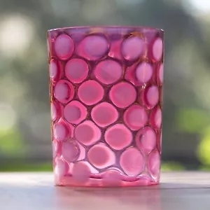 Pink Optic Polka Dot Tumbler #9 - Picture 1 of 8