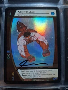 SIGNED EA Superman, Red Card (VS System TCG, Man Of Steel/DSM, Extended Art) - Picture 1 of 2