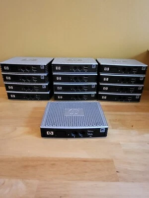 Lote usado de 13 computadoras HP t5335z Thin Client con fuentes de alimentación 650361-001 Foto 1 de 4