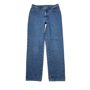 Lauren Ralph Lauren LRL Vintage 00s High Rise Relaxed Fit Tapered Mom Jeans 10 - Picture 1 of 6
