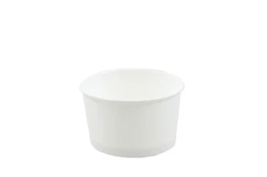 200 Stk Eisbecher Pappe 360ml WEISS rund Pappbecher Dessertbecher - Bild 1 von 1