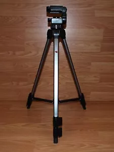 Ambico 42" Black/Silver Lightweight Portable Adjustable Camera Tripod *READ* - Picture 1 of 1