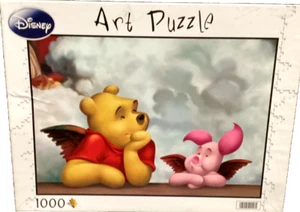 Clementoni 1000pc Disney Art: Winnie the Pooh and Piglet 2019 jigsaw puzzle Rare - Picture 1 of 2