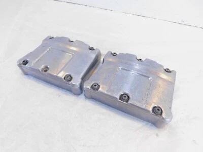 Harley Polished Twin Cam Touring Dyna & Softail Cylinder Head Cover Rocker Boxes - Imagem 1 de 4