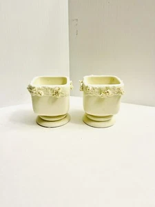 2 Candelabros Votivos Cuadrados Urna Jardín Rosa PartyLite P7736 3.25" Alto Retirado - Imagen 1 de 9