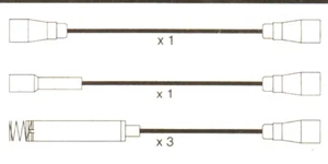 Opel Cavalier Mk2 1.8. 2.0 10mm Original Formula Power Qualité Course Câble Set - Bild 1 von 1
