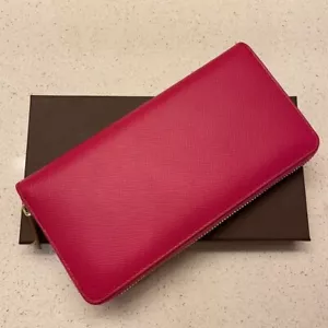 "UNUSED" Patek Philippe long wallet pink Leather novelty F/S Direct from JP - Picture 1 of 7