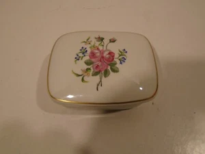 Haviland Limoges Havilad France Floral Porcelain Trinket Box excellent - Picture 1 of 4