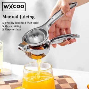Exprimidor manual de acero inoxidable procesador exprimidor de limón naranja fruta hogar - Imagen 1 de 13