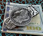 52g MADE-TO-ORDER MORGAN DOLLAR 925 940 Argentium Sterling Silver Money Clip USA