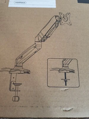 VonHaus 05/118 13 to 27 inches Full Motion Monitor Mount - Image 1 of 4