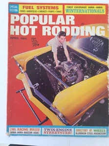 Popular Hot Rodding April 1965  Winternationals Special Edition Fuel Systems - Picture 1 of 12