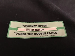 Willie Nelson Whisky River JUKEBOX COUNTRY & WESTERN 45 TIRAS 1978 - Imagen 1 de 1