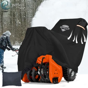 Two Stage Snow Blower Cover Heavy Duty Thrower Waterproof Storage UV Protector - Picture 1 of 10