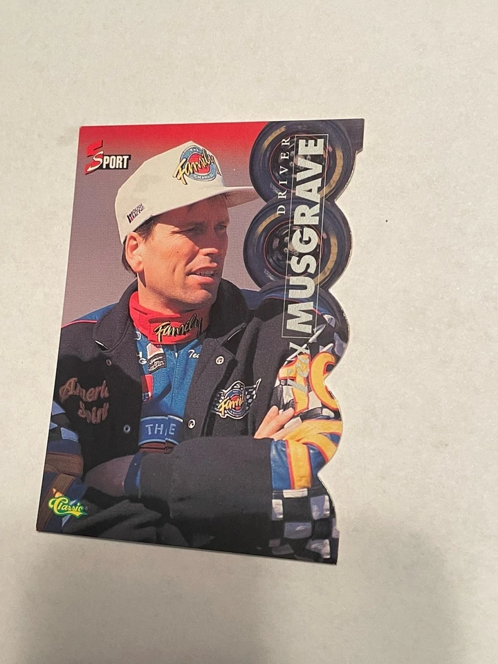 1995 Classic 5 Sport - Ted Musgrave #178 Silver Die-Cut - Image 1 of 1