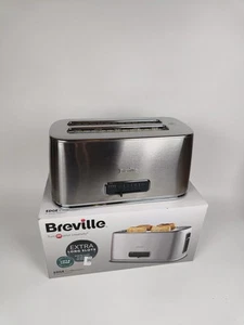 Breville VTR023 4 Slice Toaster with Extra Long Slots and High-Lift Edge Silver - Picture 1 of 4
