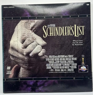 Schindler's List ~ THX Laserdisc Letterbox Edition LD ~ Liam Neeson, Spielberg  - Image 1 of 3