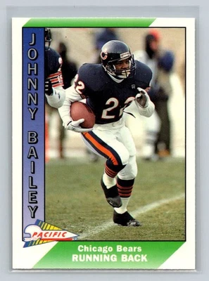 1991 Pacific #40 Johnny Bailey Chicago Bears Football Card - Image 1 of 2