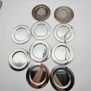 Vintage Antique ONEIDA LTD Silversmith 6" Silver plated Plate Set Of 10 Tarnish - Picture 1 of 6