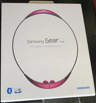 Samsung Gear Circle Wireless Headphones In Original Box - Hot Pink - Image 1 of 4