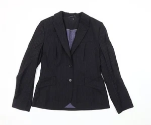Austin Reed Women's Black Pinstripe Blazer Size 12 - Picture 1 of 12