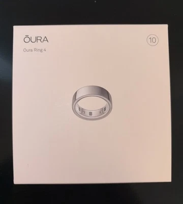 BRAND NEW SEALED Oura Ring 4 Smart Ring Size 10 Activity Tracker, 4th Gen Silver - Image 1 of 3
