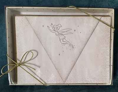 Walt Disney Gallery TINKER BELL HOLIDAY CARDS Box of 10 Mint! - Image 1 of 3