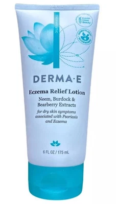 Derma•E Loción Alivio Eczema Extracto de Bardana y Oso 6 Fl OZ Exp 4/26 Nuevo Foto 1 de 2