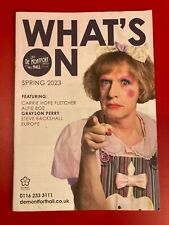 GRAYSON PERRY De Montfort Hall Leicester What's On Brochure Spring 2023 UK