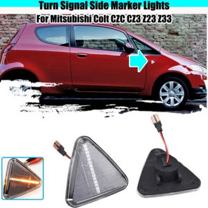 2X Intermitentes laterales intermitentes para Mitsubishi Colt CZC CZ3 Z23 Z24 Z25 Z33 Z34 Z3 transparente - Imagen 1 de 9