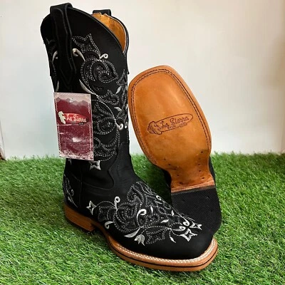 Mujeres Bordadas Vaquera Western Puntera Cuadrada Brillo Incrustación Botas Bota Vaquera 930 Foto 1 de 4