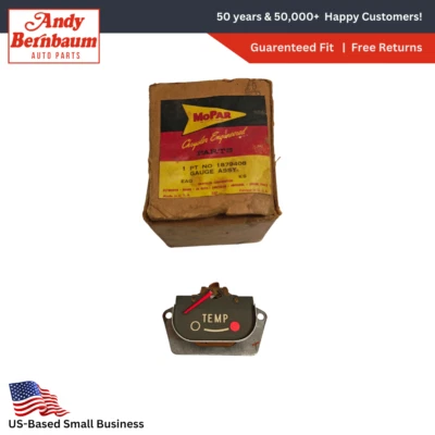 1959 Plymouth Belvedere Savoy Instrument Cluster Temperature Gauge NOS 1879408 - Image 1 of 4