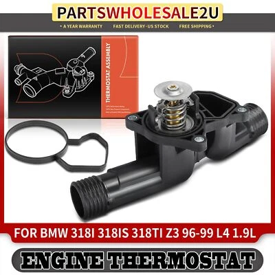 Conjunto de carcasa de termostato para BMW 318i 318is 318ti Z3 E36 1996-1999 L4 1,9 L Foto 1 de 4