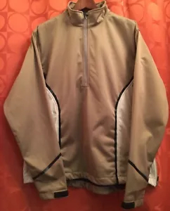 L SUNICE TORNADO Two Tone Almond GOLF SOFTSHELL Pullover Jacket UNWORN CONDITION - Picture 1 of 10