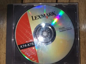 Lexmark x74 / x75 All in One Printer Installation Software CD - Bild 1 von 1