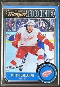 2014-15 O-Pee-Chee Marquee Black Rainbow/100 Mitch Callahan #534 Rookie RC - Imagen 1 de 2