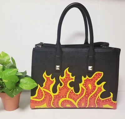 Handpainted Neiman marcus handbag by NerdyDope - Image 1 of 4