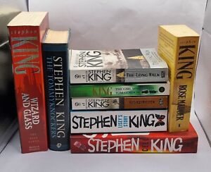 Stephen King Book Bundle, 8 Books Job Lot Horror Drama Thriller Sci-fi