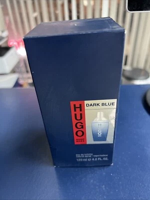 Hugo Dark Blue Por Hugo Boss 4.2 OZ/125ml Hombres EDT Spray Nuevo En Caja Descontinuado Foto 1 de 2