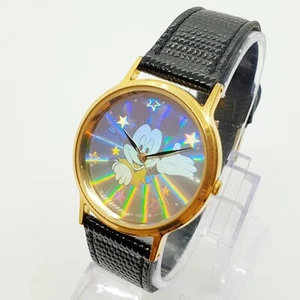 Lorus Mickey Mouse 3D Holographic Watch for Men and Women, Rare Disney Watch 90s - Picture 1 of 12
