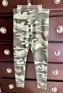 Girls Justice Camouflage Green Leggings 12 - Picture 1 of 2