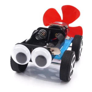 DIY Primary School Science Experiment Car Kit Air Wind Gizmos Toys Puzzle Gift - Picture 1 of 4