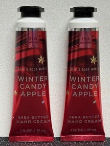 Bath & Body Works Winter Candy Apple Shea Butter Hand Cream NEW 1 OZ Pack Of 2 - Picture 1 of 1